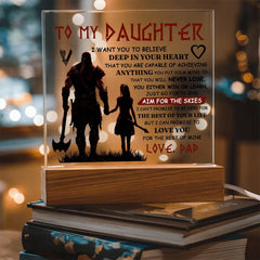 To My Daughter Skies – Acrylic Square